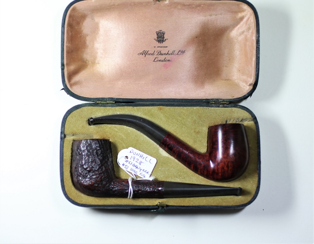Dunhill Smooth and Sandblast Pipes Image