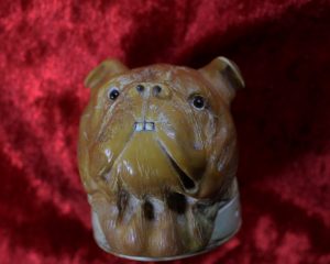 Glass-eyed Bulldog Meerschaum Pipe Image