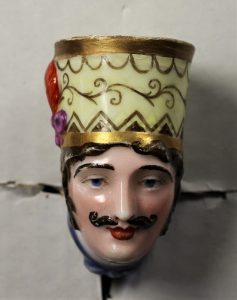 Rare Porcelain Figural Pipe Image