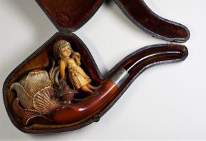 Large Young Girl Meerschaum Pipe Image
