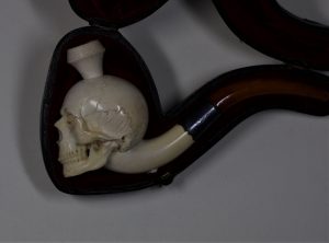 Rare Unsmoked Skeleton Meerschaum Pipe Image