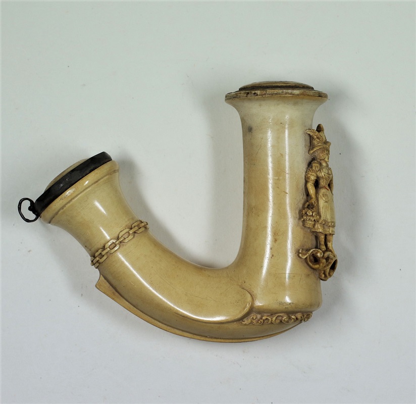 High Relief Carved Meerschaum Pipe Image