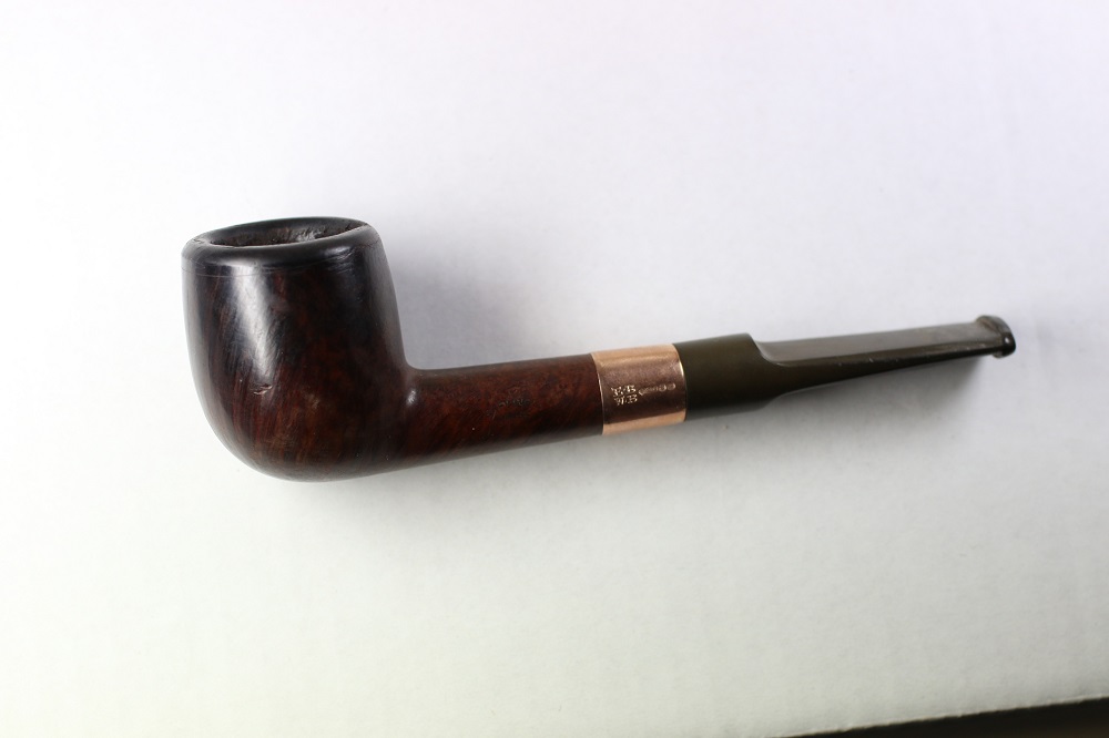 Gold Banded Barling Briar Pipe | Antique Tobacco Pipes