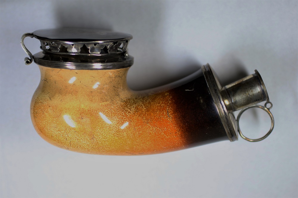 Very Large Meerschaum Silver Mounted Pipe Image