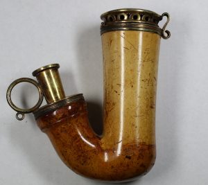 Large Silver Gilt Meerschaum Pipe Image