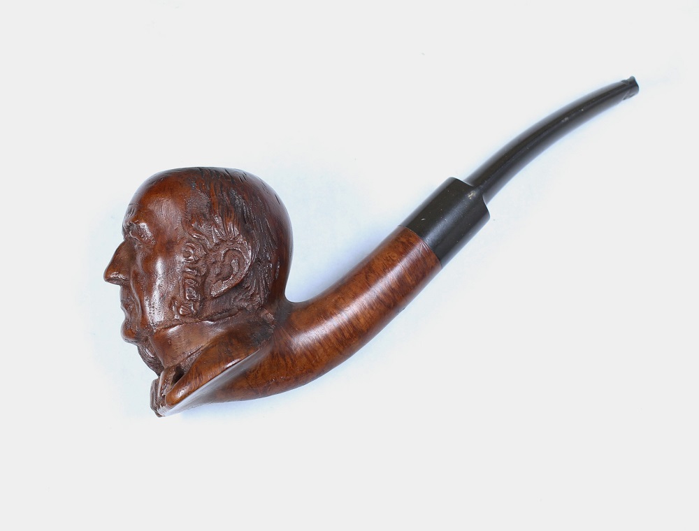 William Gladstone Figural Briar Pipe Image