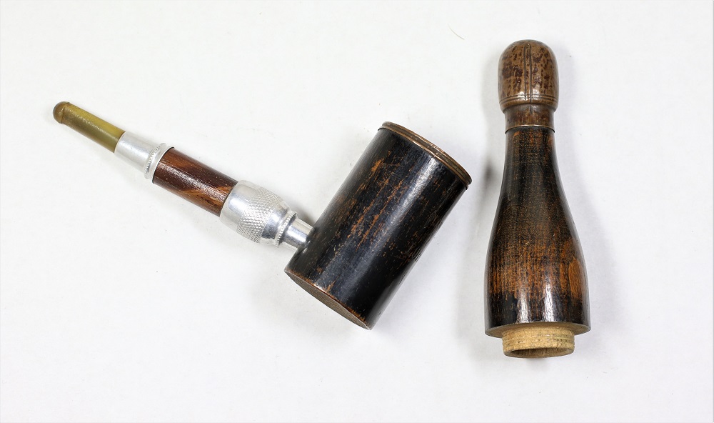 Novelty Stanhope Bottle Wooden Pipe Image