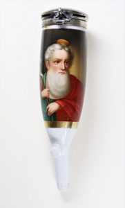 Moses Hand-Painted Porcelain Pipe Image
