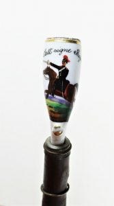 Cavalry Military Soldier Porcelain Pipe Image