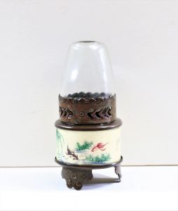 Diminutive Chinese Opium Travel Lamp Image