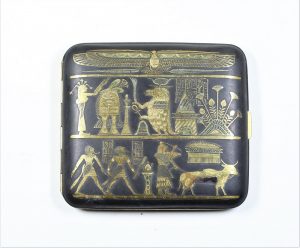 Gold Inlaid Damascene Cigarette Case Image